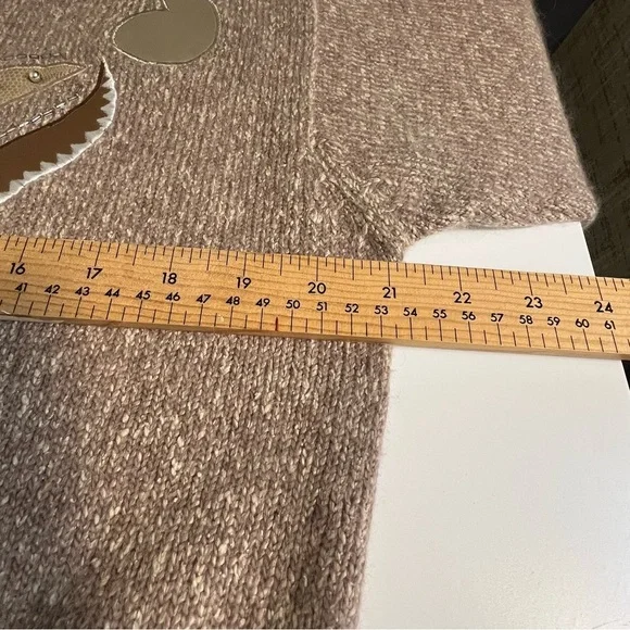 Vintage 80’sBrown Knit Sweater/ Skirt set in a Large Silver Springs - Picture 12 of 12